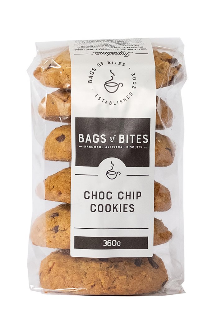 Bags of Bites Choc Chip Cookies