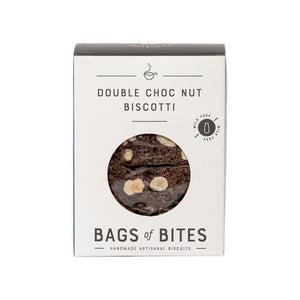 Bags of Bites Double Choc Nut Biscotti